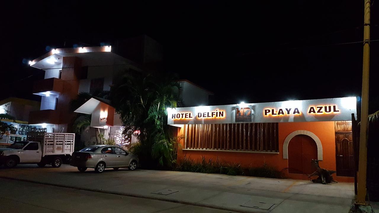 Hotel Delfin Playa Azul Lázaro Cárdenas Exterior foto